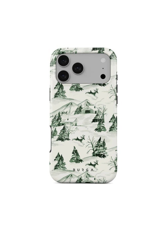Burga iPhone 17 Pro Max Pine Lodge Premium Case Compatible with Hybrid Dual-Layer Hard Shell + Silicone Protection - Scratch-Resistant Shockproof Mobile Cover - Image 1